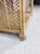 1960s Vintage Boho Chic Rattan Shelving Unit With Arched Top For Sale - Image 5 of 10