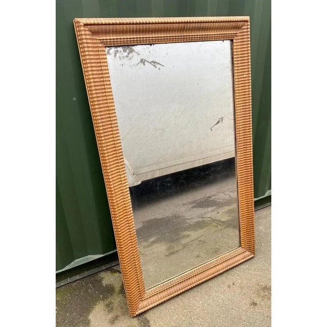 French Faux Bois Wall Mirror, 1860 For Sale - Image 11 of 11