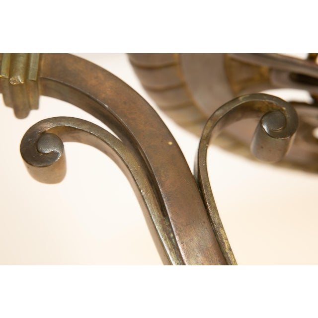 Bronze Ceiling Light, 1920s For Sale - Image 4 of 13