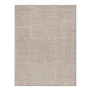 Pasargad Home Khotan L. Gray Wool Area Rug, 9' 3'' X 12' 3'' For Sale