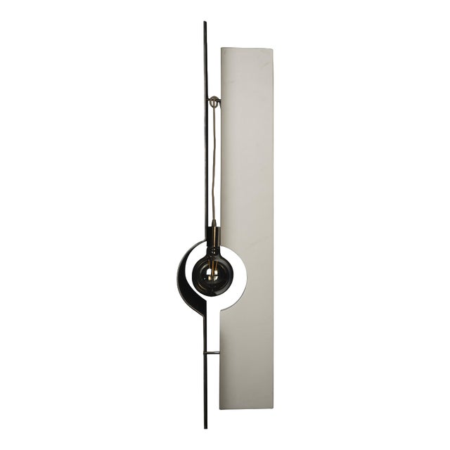 Oculus 2.1 Handcrafted Floor Lamp in Iron & Marble by D´ARK Atelier For Sale