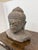 Late 20th Century Indonesian Hand Carved Lava Stone Buddha Bust For Sale - Image 5 of 12