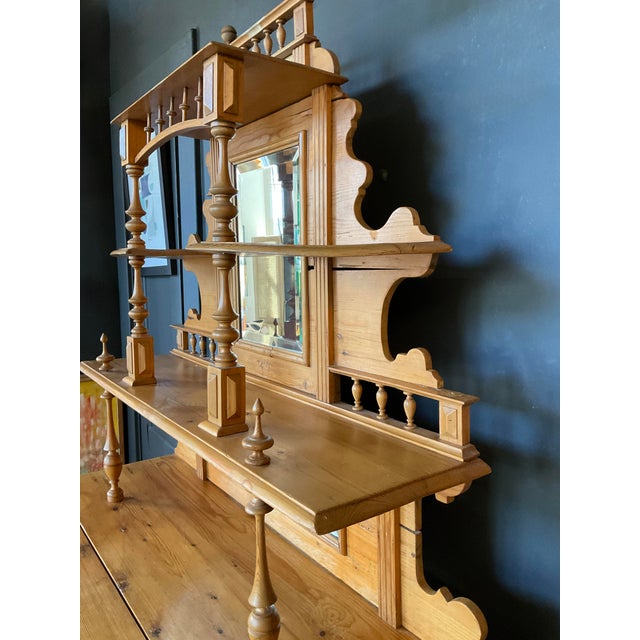Brown Late 19th Century White Pine Victorian Wash Stand From Scandinavia For Sale - Image 8 of 18