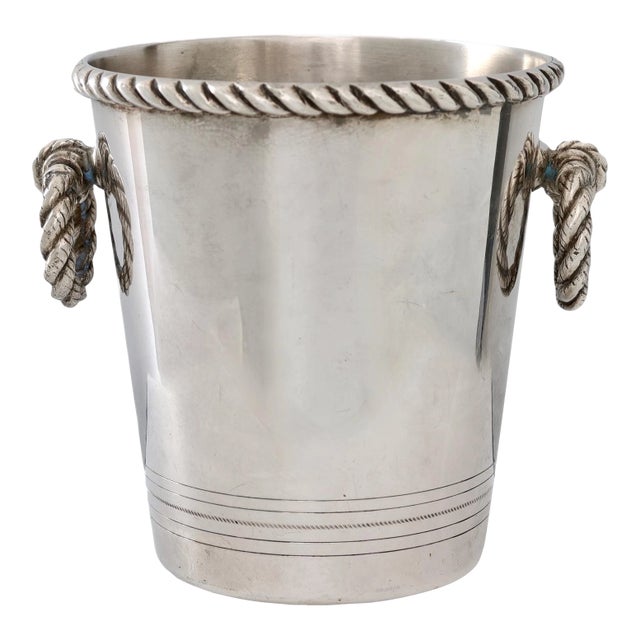 Habis Lebanese Silverplate Ice Bucket For Sale