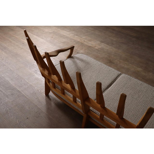1950s Juliette Sofa by Guillerme and Chambron for Your Home, France, 1960s For Sale - Image 5 of 10