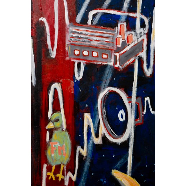 Delphine Perlstein, Earth to the Moon, 2006, Oil on Canvas For Sale - Image 9 of 14