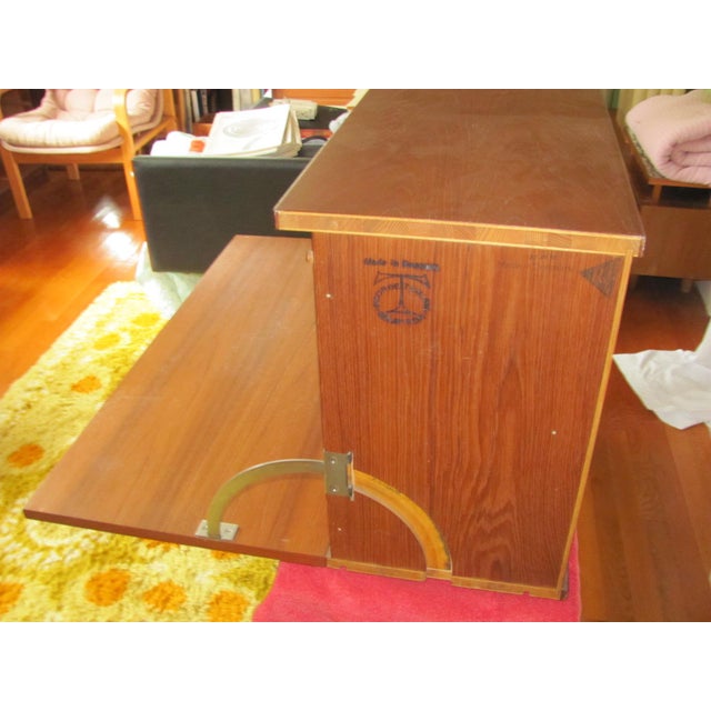 1960s Hans Wegner Teak Drop Front Desk for Ry Mobler 1960 For Sale - Image 5 of 11