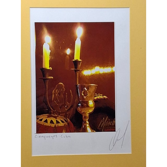 Humberto Mayol Signed Diptych Jewish Cuba Cienfuegos Ritual Photography Framed For Sale In Boston - Image 6 of 14