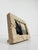 Glass Mid-Century Modern Italian Carved Travertine Table Picture Frame, 1970s For Sale - Image 7 of 16