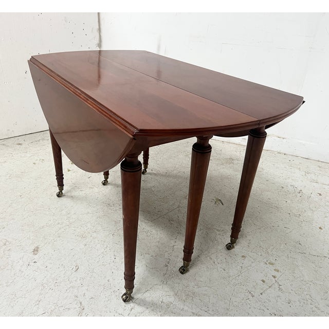 Antique Louis XVI Style Mahogany Table, 1800s For Sale - Image 13 of 17