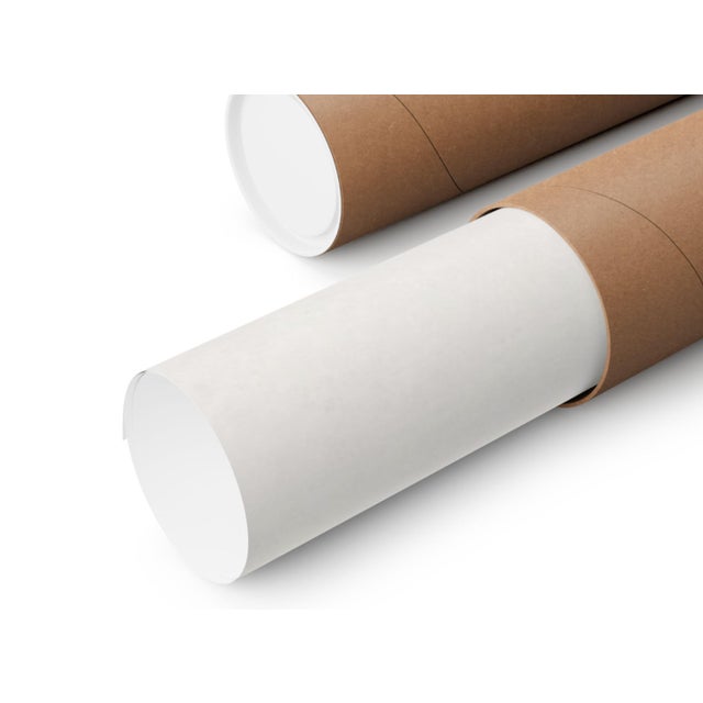 Paper Schooner Sailboat With Dory, Vintage Art Print Reproduction, 24″ × 36″ For Sale - Image 7 of 7