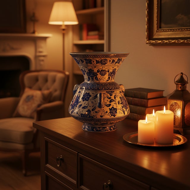 The Handmade “Kandil” Urn: A Tribute to History ️ Bring the mystic atmosphere of the East into your home with this 30cm...