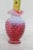 Fenton Hobnail Style Cranberry Opalescent Ruffled Rim Bud Vase For Sale - Image 9 of 10