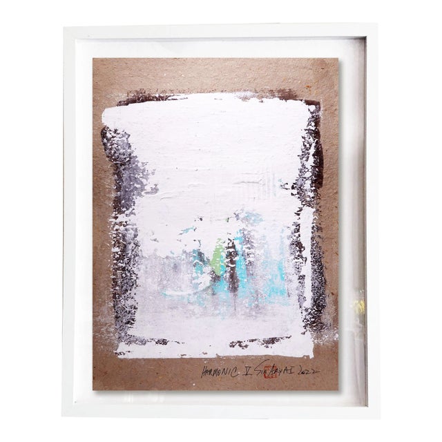 "Harmonic. V" Contemporary Original Abstract Acrylic Painting, Framed For Sale