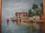 Coastal Z. Sita Artist Signed European Coastal Oil Painting on Canvas For Sale - Image 3 of 10