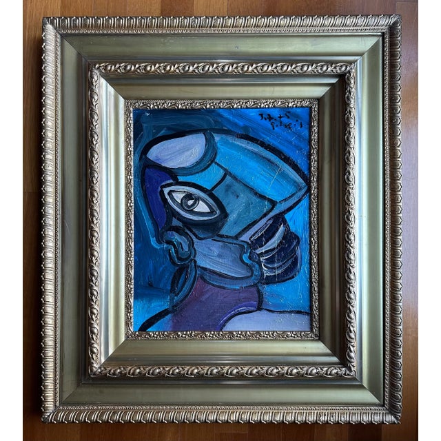 1975 Original Peter Keil Painting Framed For Sale - Image 6 of 6