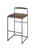 Bradbury Bar Stool, Truffle Leather For Sale