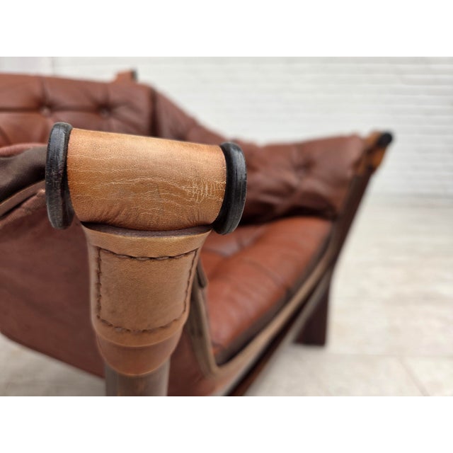 1970s Norwegian Trega Lounge Chair by Tormod Alnaes, 1970s For Sale - Image 5 of 18