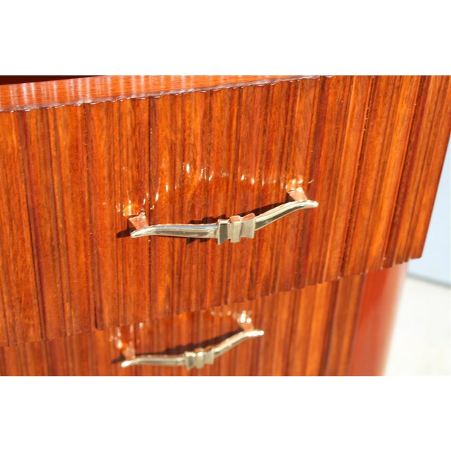 Chest of Drawers with Green Marble and Ducrot Brass by Paolo Buffa, 1950 For Sale - Image 12 of 17