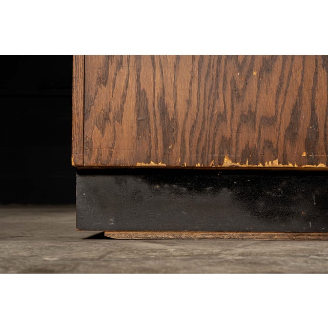 Vintage 60-Drawer Walnut Card Catalog For Sale - Image 12 of 13