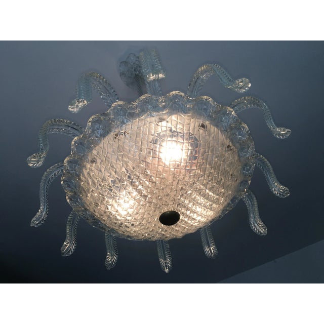 Medusa Ceiling Light attributed to Barovier & Toso, 1950s For Sale - Image 12 of 13