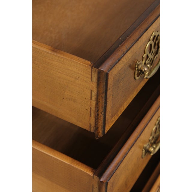Baker George II Walnut Secretary Desk For Sale - Image 9 of 17