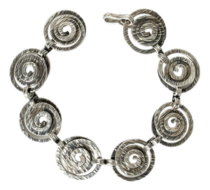 Vintage Silver Bracelet by Elis Kauppi, 1967