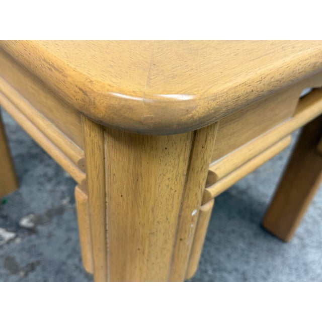 Southwestern Tile Inlay Wood End Table For Sale - Image 9 of 12