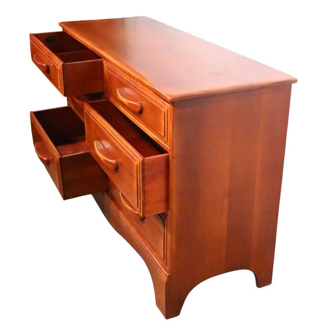 Cushman of Vermont Mid 20th Century Cushman Colonial Hutch Sideboard Server Credenza For Sale - Image 4 of 11