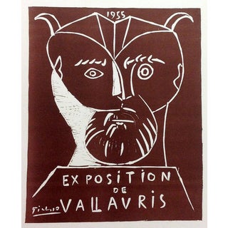 1950s 'Exposition De Vallauris 1955' Lithograph -75 by Pablo Picasso For Sale