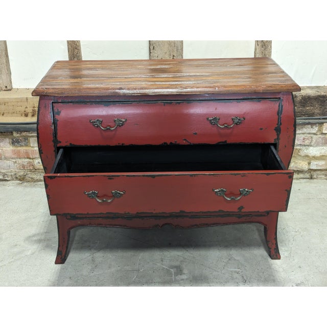 Wood Vintage Chest of Drawers in Wood For Sale - Image 7 of 14