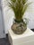 Late 20th Century Mid-Century Modern Marmite Faux Grass Arrangement, Vintage For Sale - Image 5 of 12