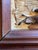 Late 20th Century Signed McGee Mixed-Media Canada Geese Wildlife Diorama in Wood Frame For Sale - Image 5 of 6