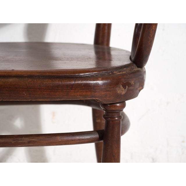 Brown Armchair in Bentwood from Thonet, Austria, 1900 For Sale - Image 8 of 10