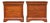 Louis Philippe Style Cherry Nightstands by Stickley – Pair For Sale