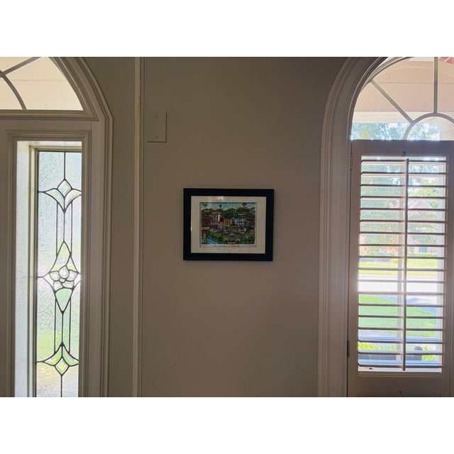 Late 20th Century Charles Fazzino "Our Weekend in Cooperstown" Signed Artist Proof Framed Limited Edition Serigraph For Sale - Image 10 of 11