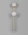 Schwung Globe Wall Sconce, 2-Light, Brasserie Style, Brass — Lbb, Black Gunmetal, Polished Nickel For Sale In Greensboro - Image 6 of 12