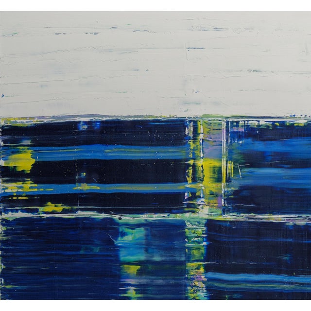 This is an original large-scale oil painting by Diane Grant, belonging to her Pacific Ocean / Palisades series. In this...