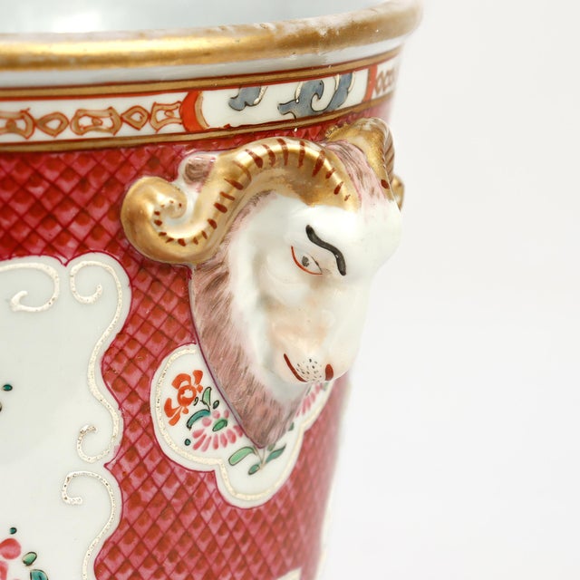 Ceramic Antique Samson Porcelain Chinese Export Style Bianco Sopra Bianco Jardiniere For Sale - Image 7 of 17