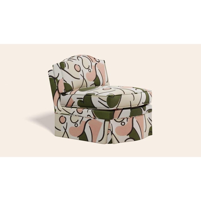 Contemporary Pesto Felix Slipper Chairs by Ceraudo, Set of 2 For Sale - Image 3 of 8