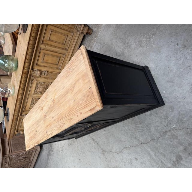 20th Century Black Patinated Sideboard For Sale - Image 6 of 9