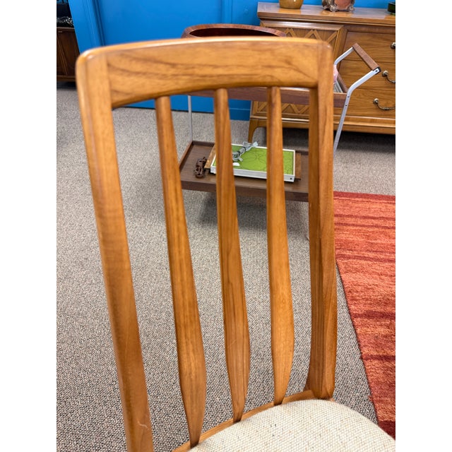 Danish Teak Eva Dining Chairs by Koefoed Hornslet- Denmark. Set of Six For Sale - Image 6 of 12