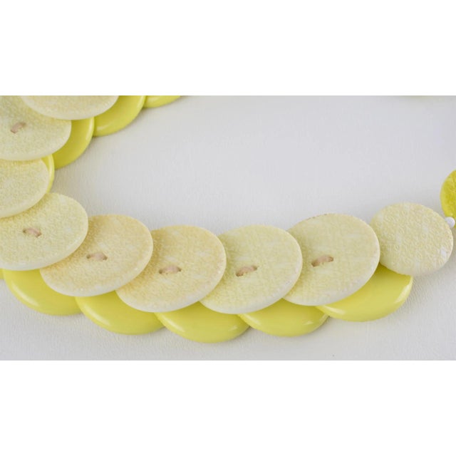 Angela Caputi Banana and Citrus Textured Resin Necklace For Sale - Image 10 of 15
