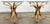 Hollywood Regency Vintage Italian Gilt Sheaf of Wheat Side Tables, Pair For Sale - Image 3 of 10