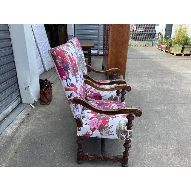 Manuel Canovas Stunning Pair Manuel Canovas Upholstered French Chairs For Sale - Image 4 of 15