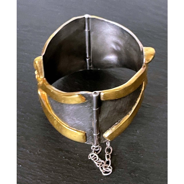 Line Vautrin French Art Bronze Bracelet by Line Vautrin For Sale - Image 4 of 14