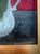 16x14 lovely acrylic signed still life. Tastefully framed.
