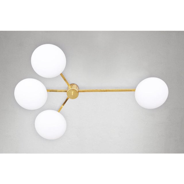 Medidas 130 w x 90 d x 25 h cm reinvented and artisanally crafted, inspired by the lighting design of the 1950s. angelo...