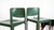 1980s Mid-Century Matteo Grassi Green Saddle Leather Sistina Counter Stools - A Pair For Sale - Image 9 of 16