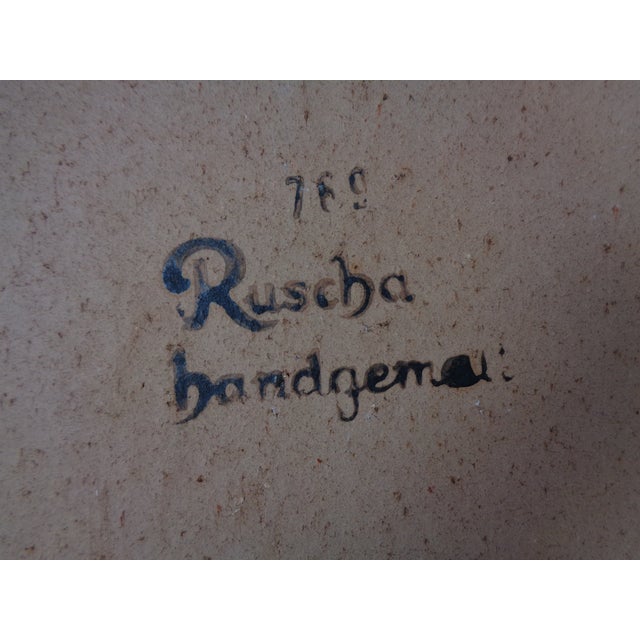Vintage Ceramic 769 Wall Plaque from Ruscha, Germany, 1970s For Sale - Image 3 of 12